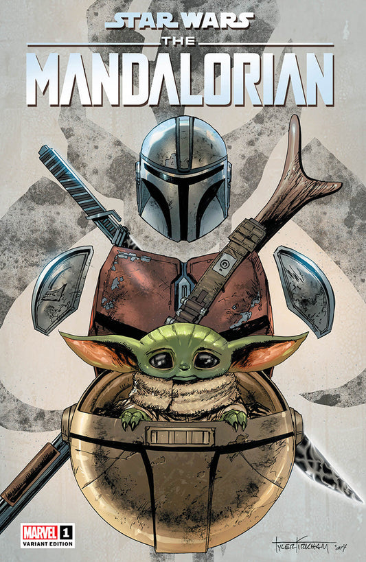 STAR WARS: THE MANDALORIAN #1 UNKNOWN COMICS TYLER KIRKHAM EXCLUSIVE VAR (07/06/2022)