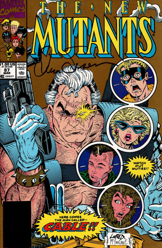 New Mutants 87 2nd Print- Signed by Louise Simonson