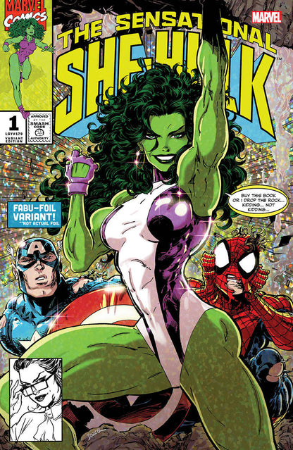 SENSATIONAL SHE-HULK #1 UNKNOWN COMICS KAARE ANDREWS EXCLUSIVE VAR (10/18/2023)