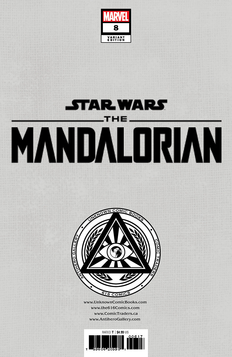 STAR WARS: THE MANDALORIAN SEASON 2 #8 UNKNOWN COMICS DAVID NAKAYAMA EXCLUSIVE VAR (01/10/2024)