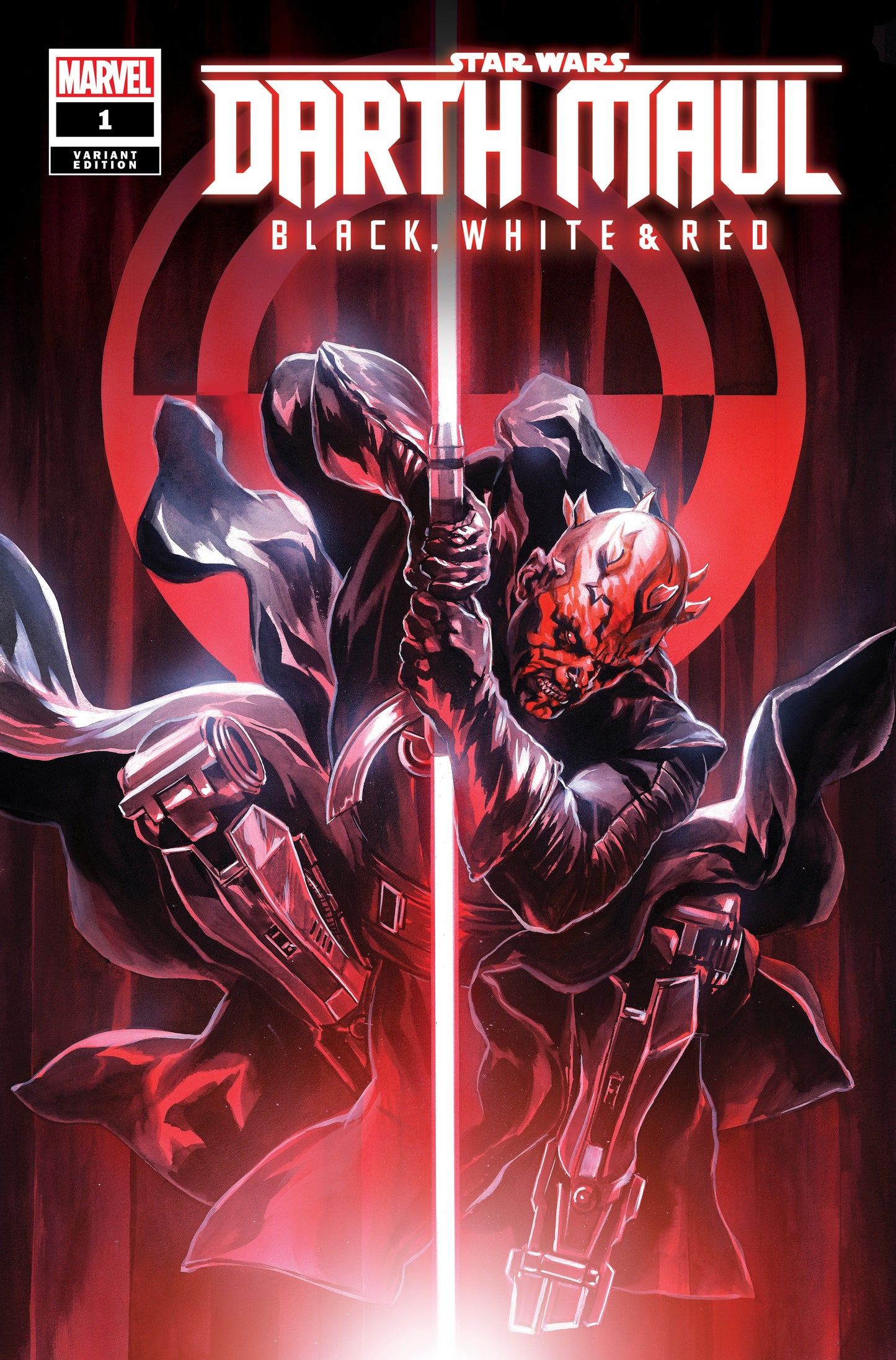 STAR WARS: DARTH MAUL - BLACK, WHITE & RED #1 UNKNOWN COMICS FELIPE MASSAFERA EXCLUSIVE VAR (04/24/2024)