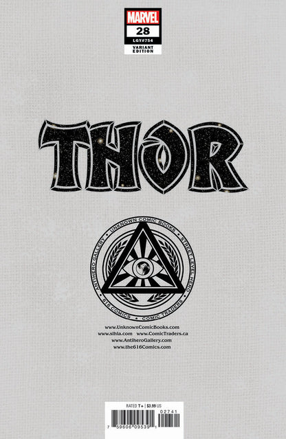 THOR #28 UNKNOWN COMICS IVAN TAO EXCLUSIVE VAR (10/19/2022)