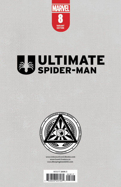 Ultimate Spider-Man #8 Unknown Comics Ejikure Exclusive Virgin Var (08/21/2024)