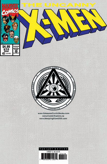 Uncanny X-Men #274 Facsimile Unknown Comics Exclusive David Nakayama Virgin Var (09/04/2024)