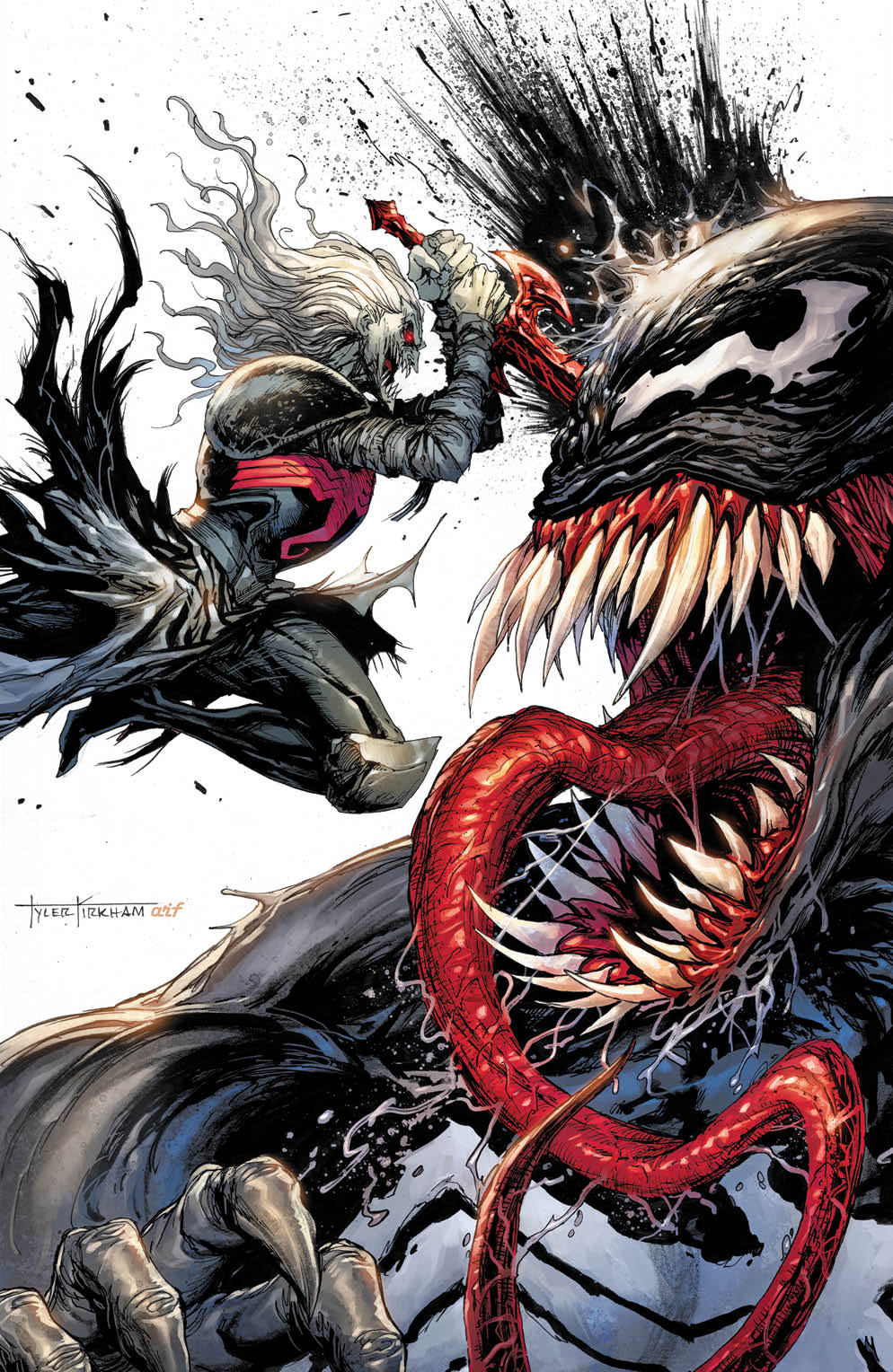 VENOM #28 UNKNOWN COMICS TYLER KIRKHAM EXCLUSIVE SECRET VIRGIN VAR (09/16/2020) (09/23/2020)