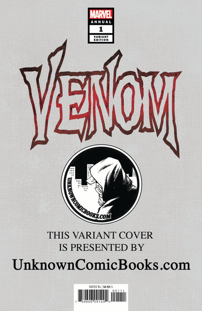 VENOM ANNUAL #1 UNKNOWN COMIC BOOKS SUAYAN EXCLUSIVE CVR A 10/17/2018