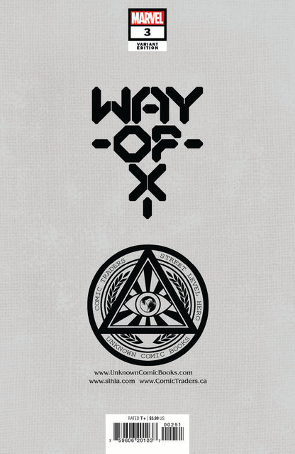 WAY OF X #3 UNKNOWN COMICS FEILPE MASSAFERA EXCLUSIVE VIRGIN VAR GALA (06/23/2021)