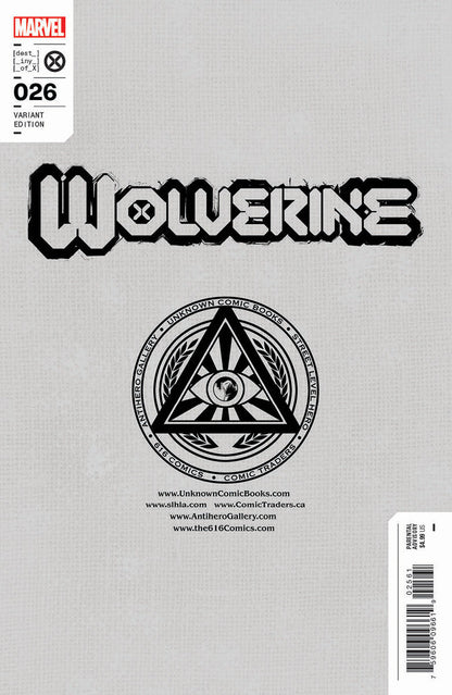 WOLVERINE #26 UNKNOWN COMICS MARCO MASTRAZZO EXCLUSIVE VAR (10/26/2022)