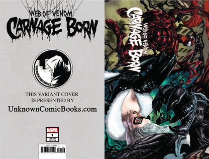 WEB OF VENOM CARNAGE BORN #1 UNKNOWN COMIC BOOKS SUAYAN EXCLUSIVE 11/21/2018