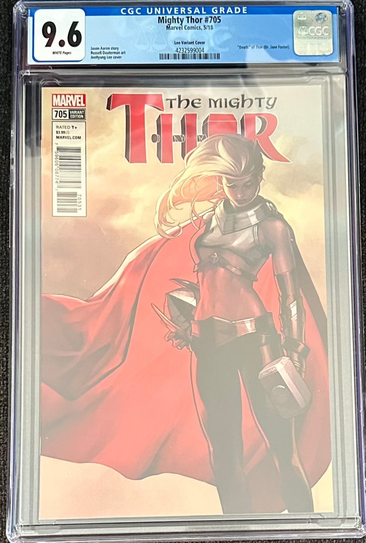 The Mighty Thor #705 (Hyung Variant Leg CGC 9.6)