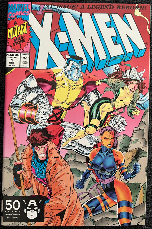 X-Men #1 (Gambit, Psylocke, Colossus, and Rogue Var) Jim Lee Cover