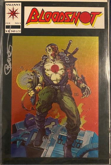 Bloodshot 1 - Signed by Bob Wiacek - Double Back Comics and Collectibles