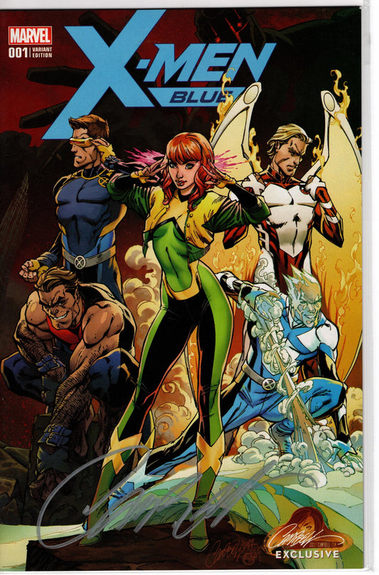 X-Men Blue 1 - JSC Variant - Double Back Comics and Collectibles