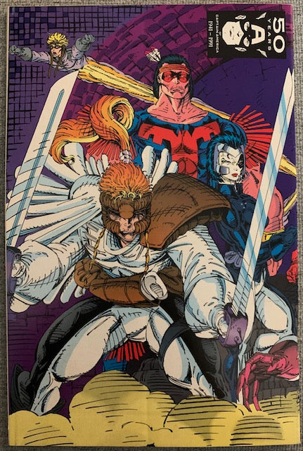 X-Force 1 - Liefeld Variant with Shatter Star Trading Card - Double Back Comics and Collectibles